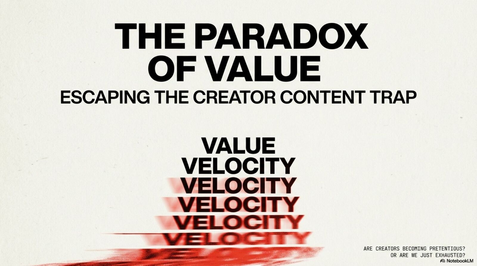 The Content Trap