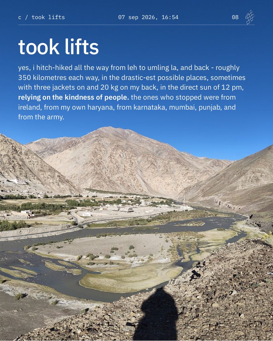 things i did in ladakh, slide 8
